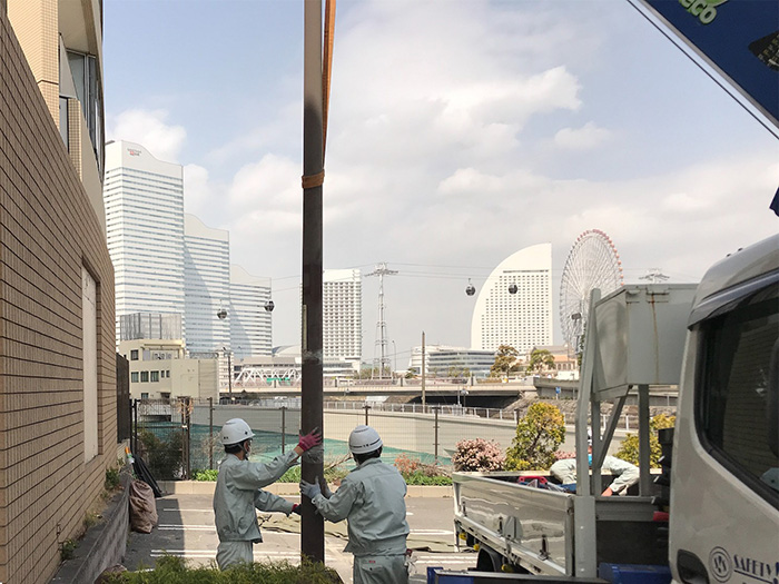 電気設備工事(建柱)